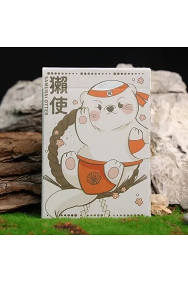 Room One Samurai Otter Hono Edition (Standard Red) Premium Playing Card Deck of Playing Cards