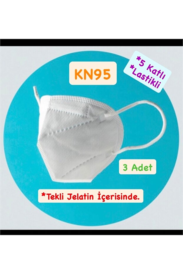 3 Adet KN95 Maske - 1