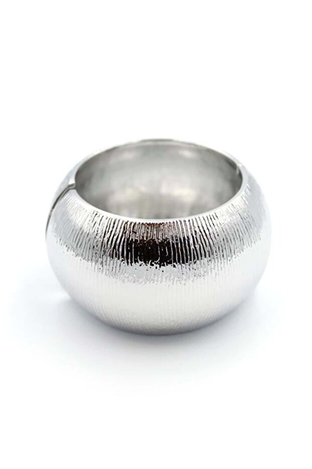 Kelepçe Bilezik - Gümüş - 1