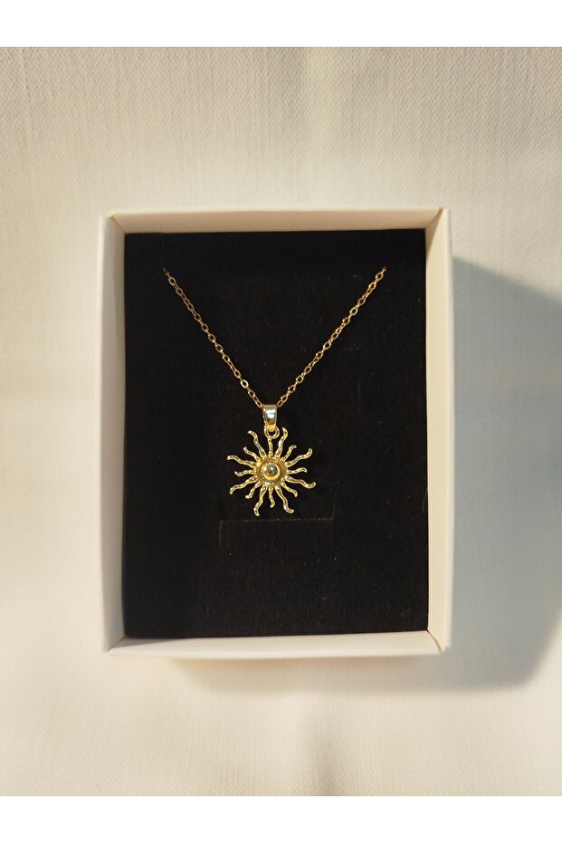 Güneş Çelik Kolye - 2