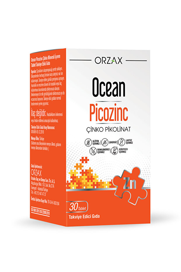 Ocean Picozinc Çinko Pikolinat 30 Tablet - 1