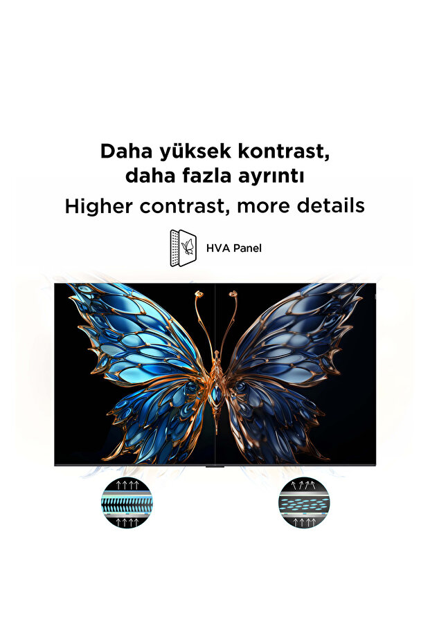 65T6C 65" 165 Ekran Uydu Alıcılı 4K Ultra HD Smart QLED Google TV - 11