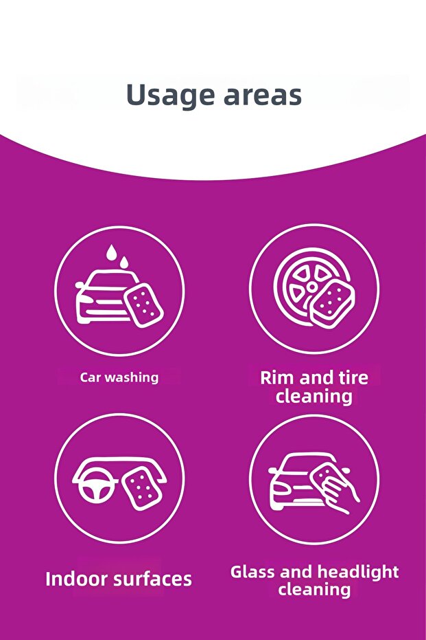 اسفنجة السيارات 12 عبوة في صندوق واحد - 4