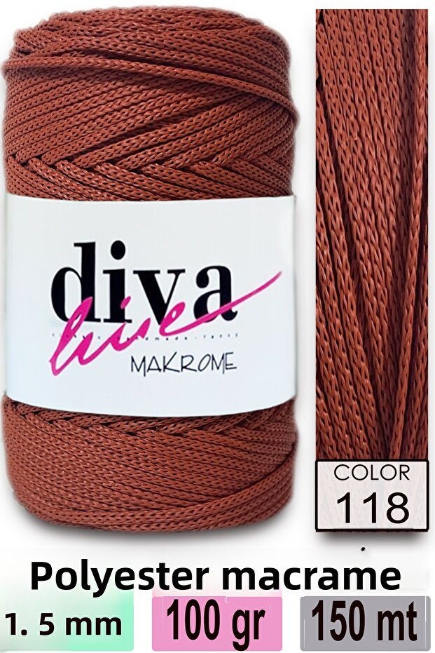 Diva Macrame Thread 118 - 1