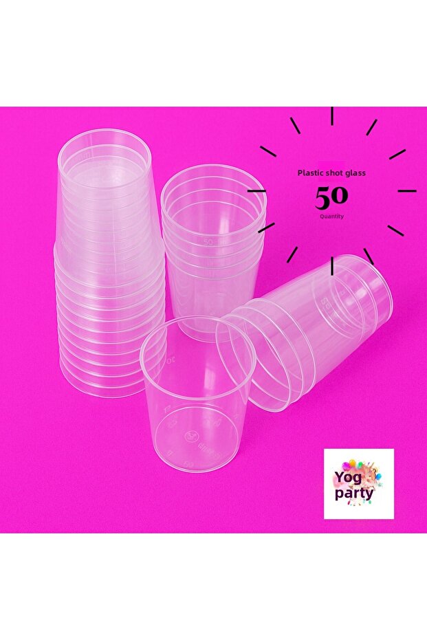 Mika Hard Shot Glasses Napkin Treat Glasses Coffee so 50Cc 50 Pieces Presentation