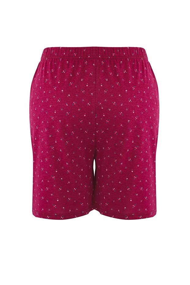 Bordo 3'lü 100% Pamuk Süprem Örme Pijama Altı TBBSS25IA00006 - 14