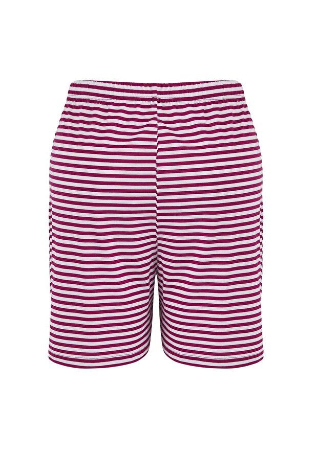 Bordo 3'lü 100% Pamuk Süprem Örme Pijama Altı TBBSS25IA00006 - 11