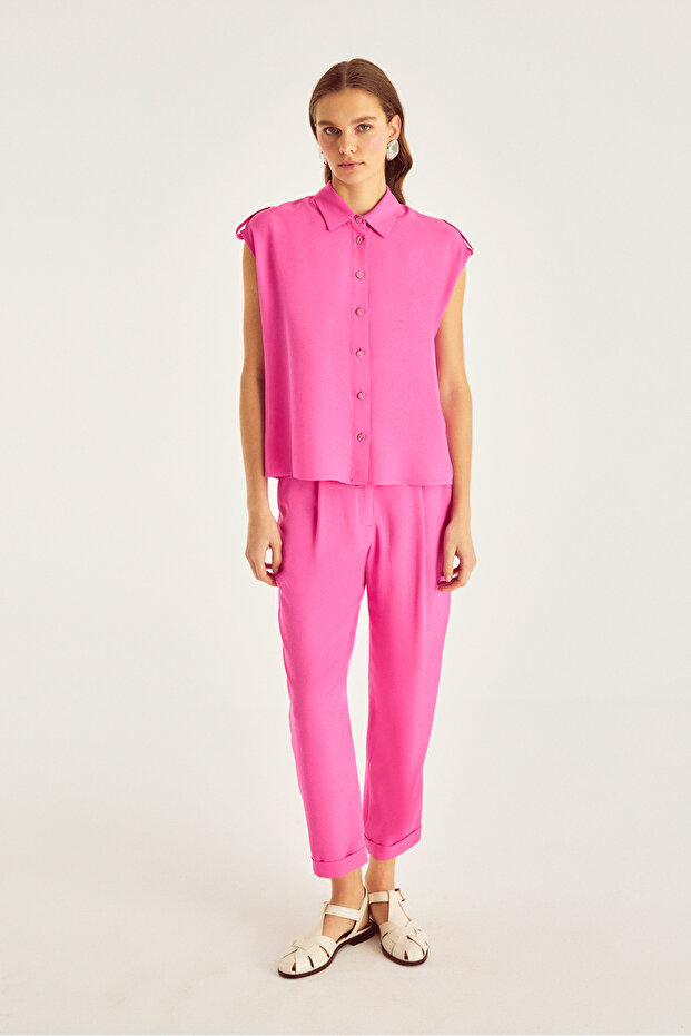 Apoletli Kolsuz Gömlek - 2