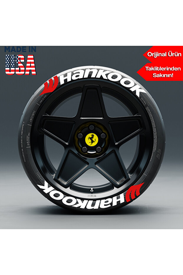 Hankook Tire Lettering Motorcycle and Automobile Vehicle Auto Engine 2.5 cm (MADE IN USA) Bombtire®