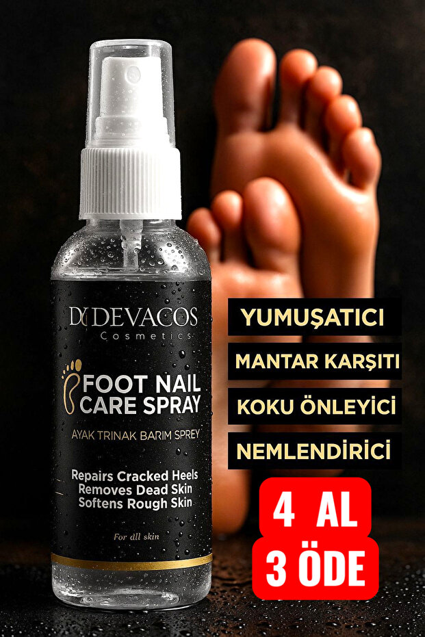 Ayak Koku Önleyici Sprey Ayak Kokusu Giderici Ayakkabı Koku Terleme Önleyici Sprey 50ml - 1