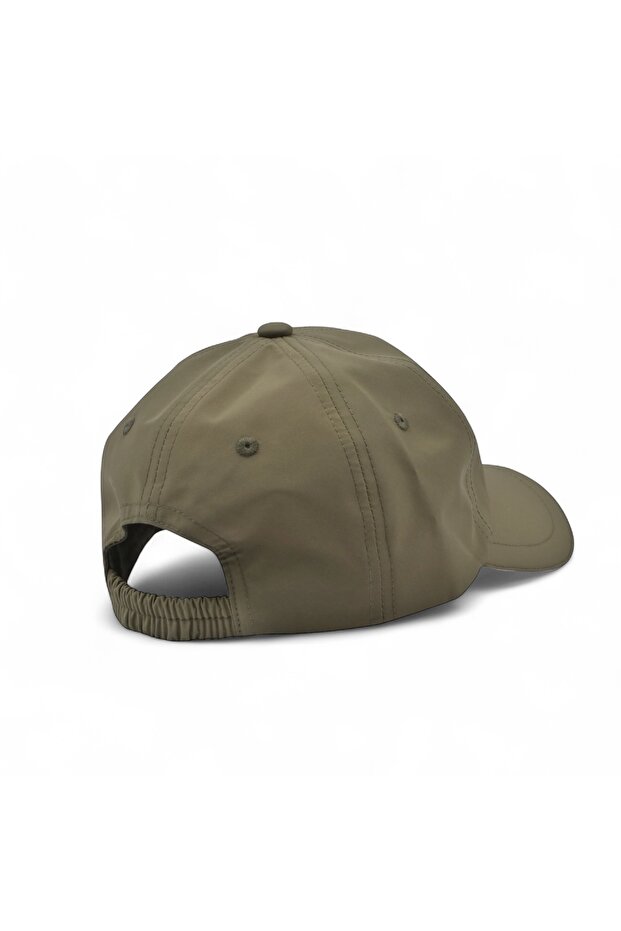 قبعة بوليستر خضراء زيتونية داكنة - 3