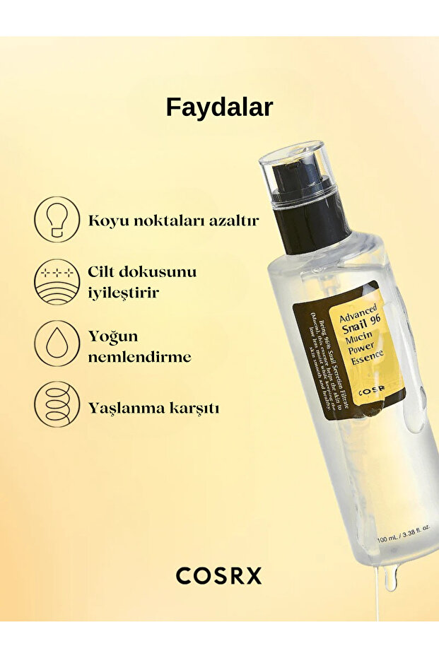 100 مل خلاصة الحلزون المتقدمة 96 Mucin Power - خلاصة الحلزون المرطبة والمغذية - 7