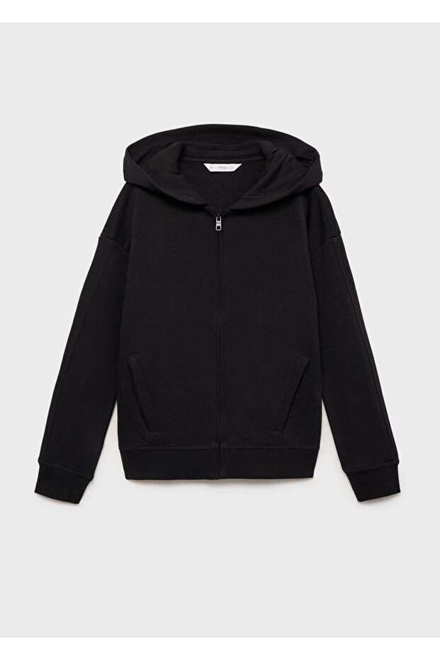 Fermuarlı kapüşonlu sweatshirt - 2