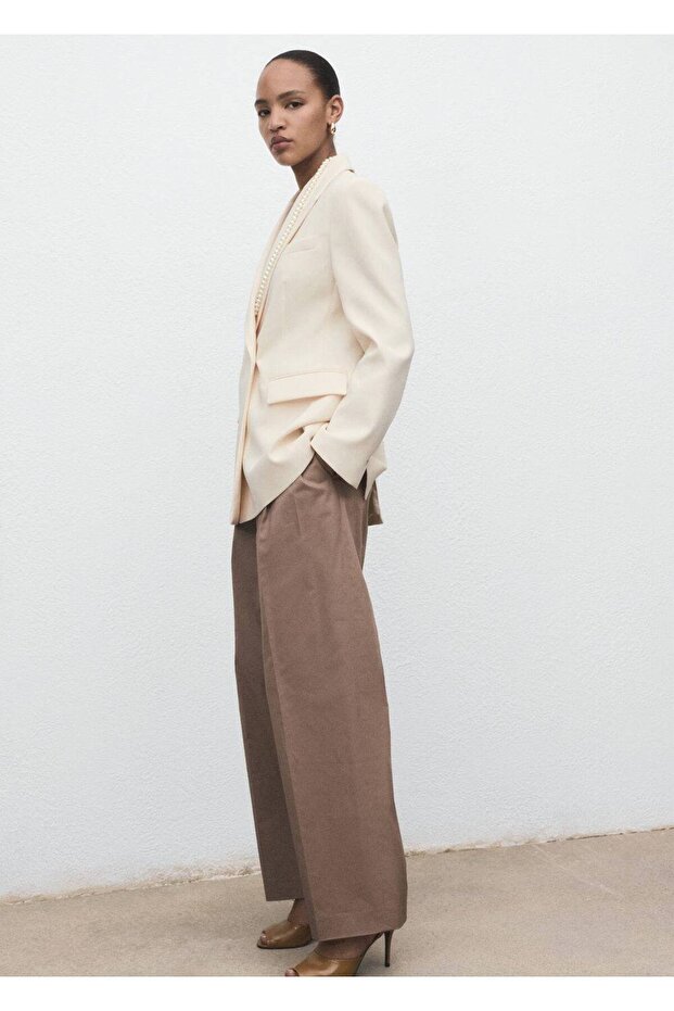 Kruvaze blazer ceket - 6