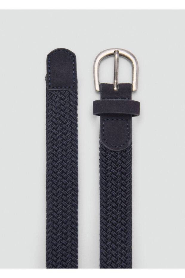 Örgü desenli elastik kemer - 1