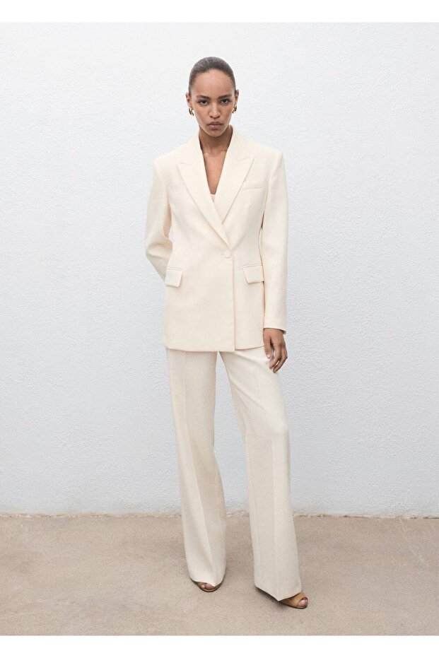 Kruvaze blazer ceket - 2