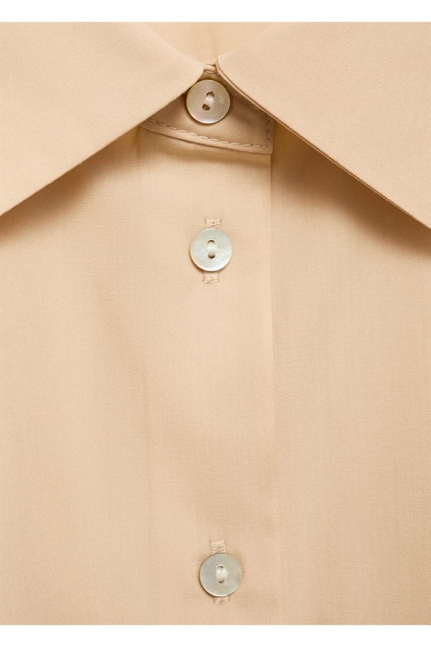 Kısa kollu oversize gömlek - 5