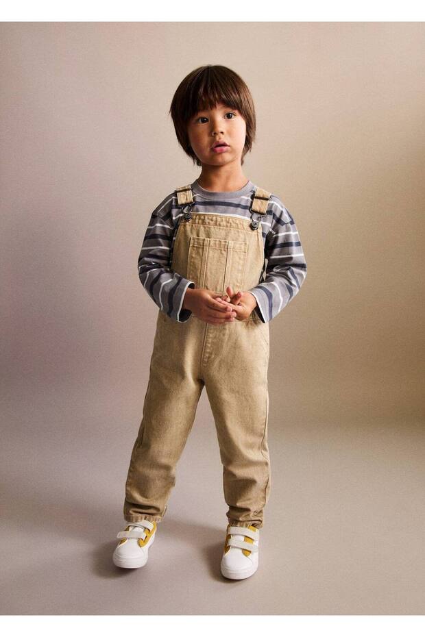 Uzun denim tulum - 2