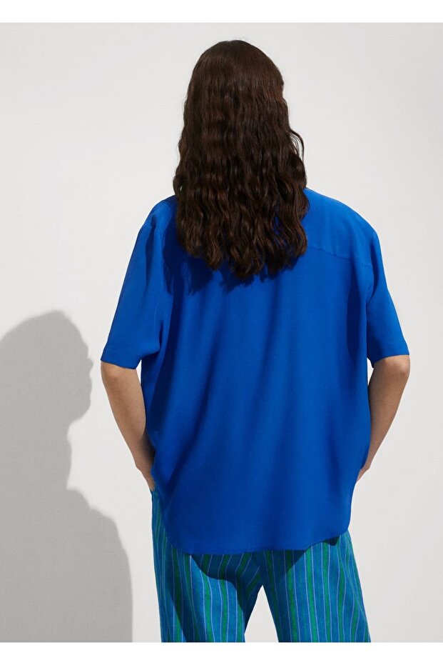 Kısa kollu cepli gömlek - 4