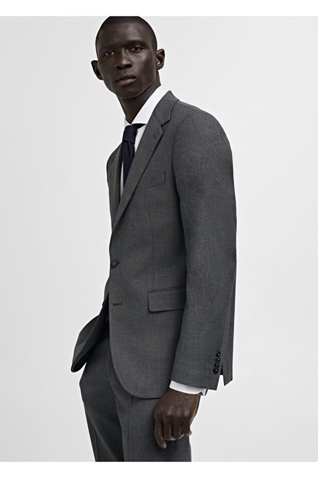 Slim fit Milan kumaş blazer ceket - 8