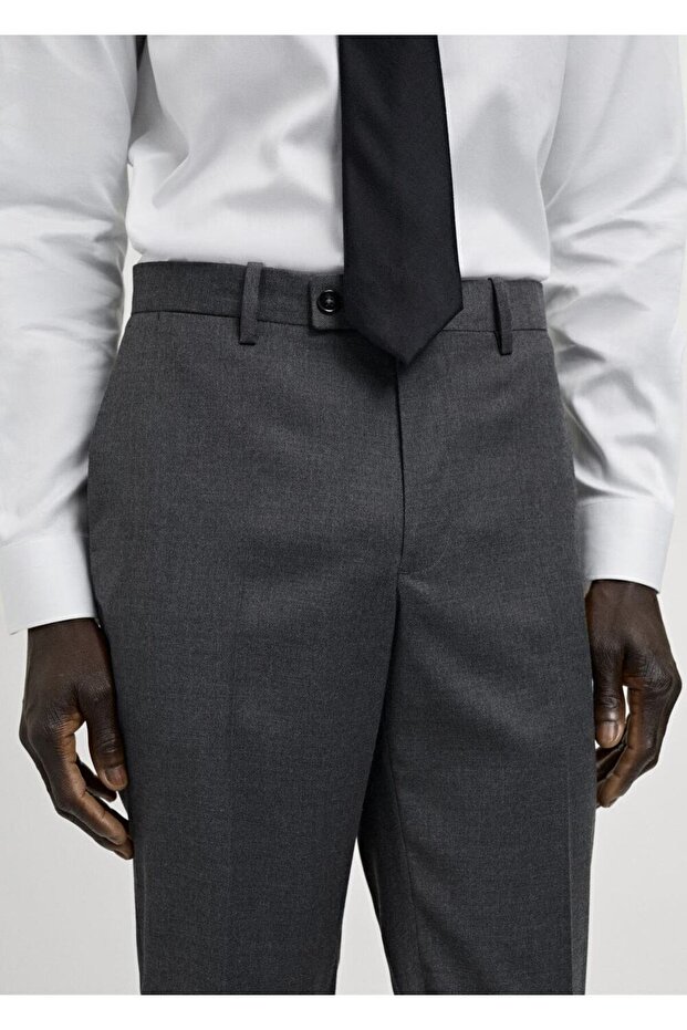 Milan slim fit kumaş pantolon - 7