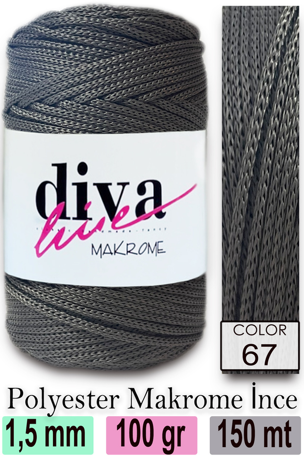 Diva Macrame Thread 67 - 1