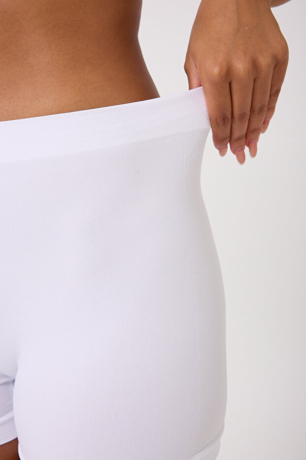 3'lü Kadın Dikişsiz Basic Boxer - 9