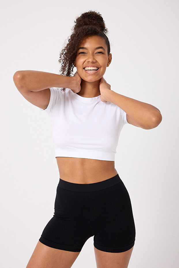 مجموعة من 6 بوكسرات أساسية بدون خياطة للسيدات - 2