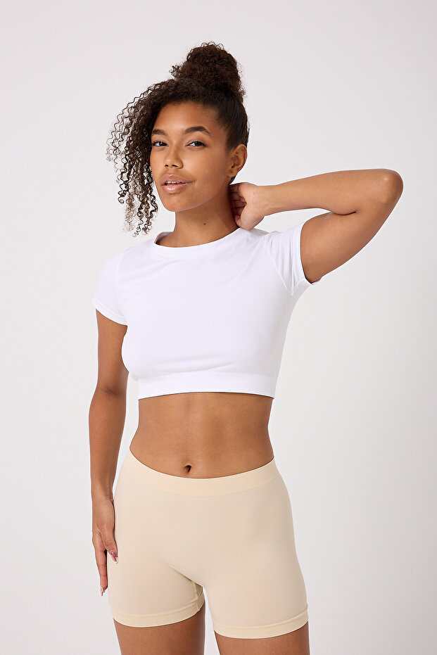 3'lü Kadın Dikişsiz Basic Boxer - 4