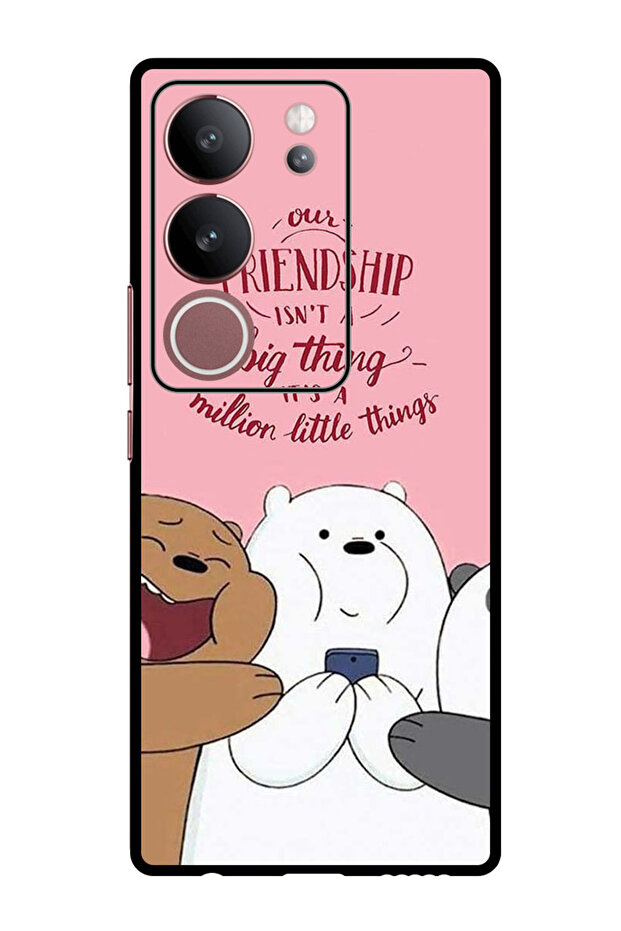 Protective Case Anti Scratch Shock Proof Bumper Cover For Vivo V29 - V29 Pro Friendship