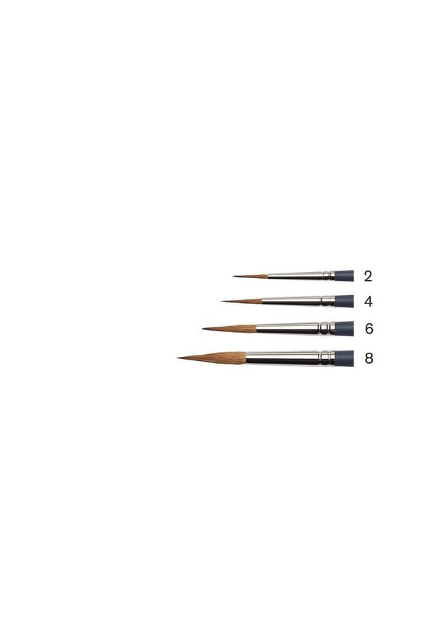 Winsor & Newton Professional Suluboya Sentetik Sivri Uçlu Fırça No:4 - 3