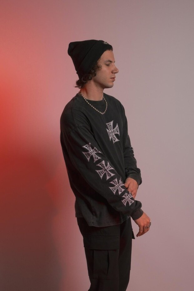 Chopper ''in Flame'' Uzun Kol T-shirt - 7