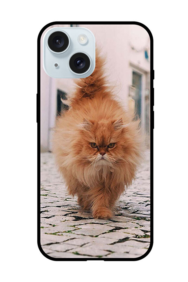 Protective Case Anti Scratch Shock Proof Bumper Cover For iPhone 15 Plus Wild Cat