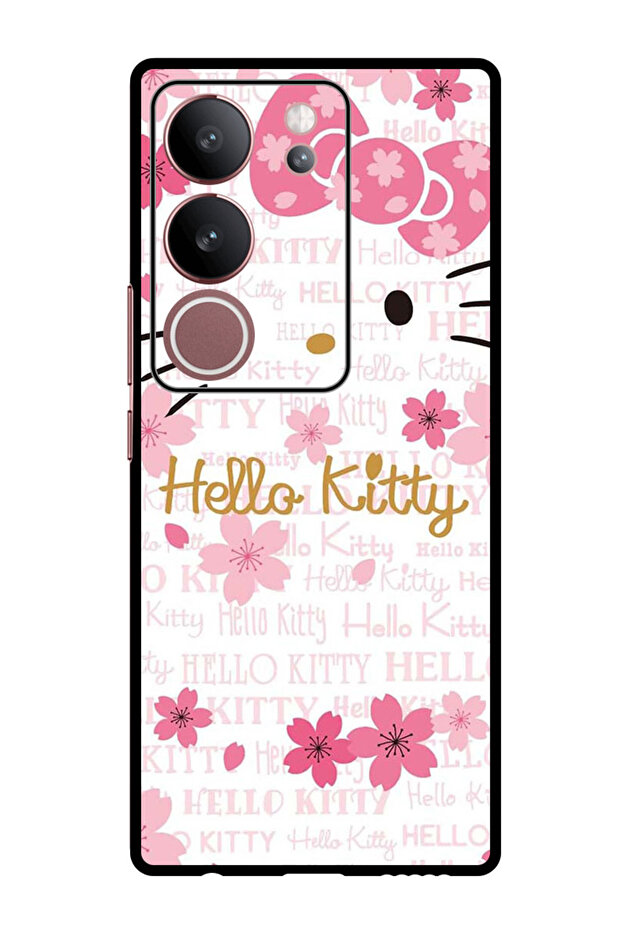 Protective Case Anti Scratch Shock Proof Bumper Cover For Vivo V29 - V29 Pro Hello Kitty