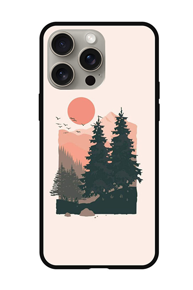 Protective Case Anti Scratch Shock Proof Bumper Cover For iPhone 15 Pro Max Nature Art