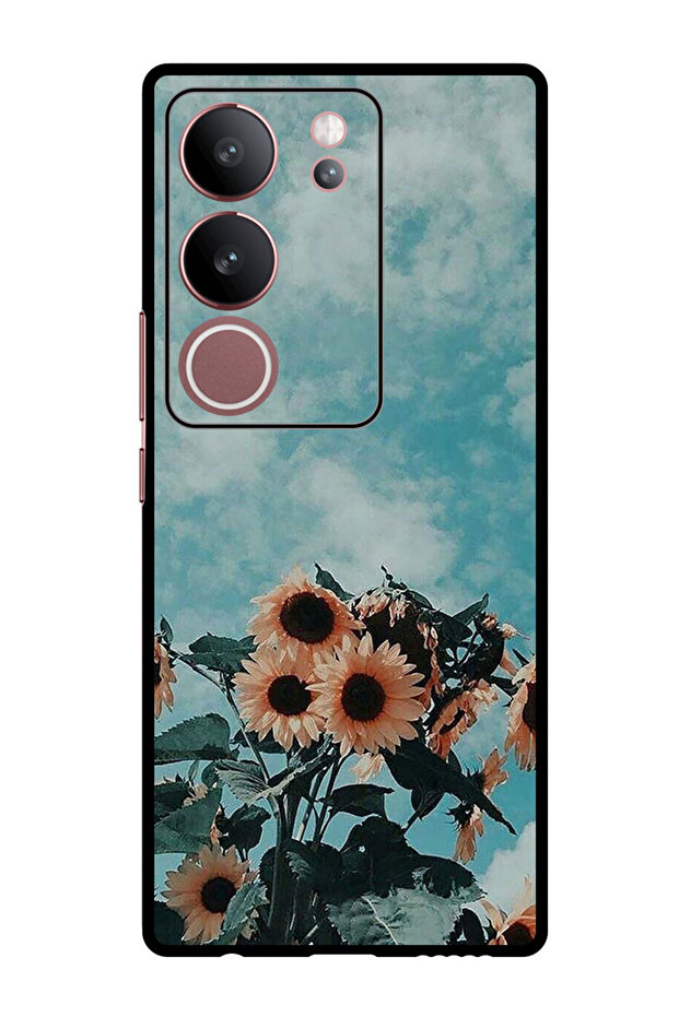 Protective Case Anti Scratch Shock Proof Bumper Cover For Vivo V29 - V29 Pro Sunflower