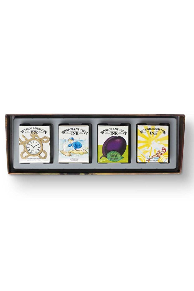Winsor & Newton Drawing Ink Kaleidescope Gift Set 4x14ml Çizim Mürekkebi - 3