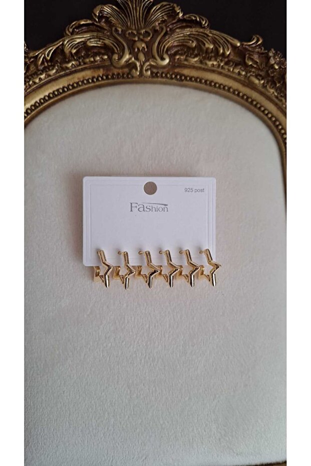 Çelik Küpe Seti - 3