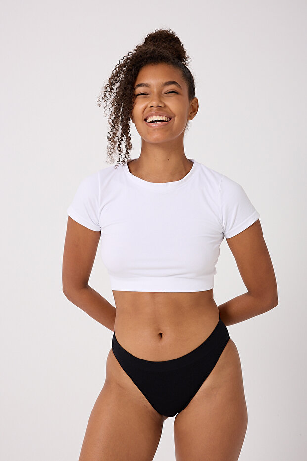 3'lü Dikişsiz Basic Kadın Slip Külot - 3