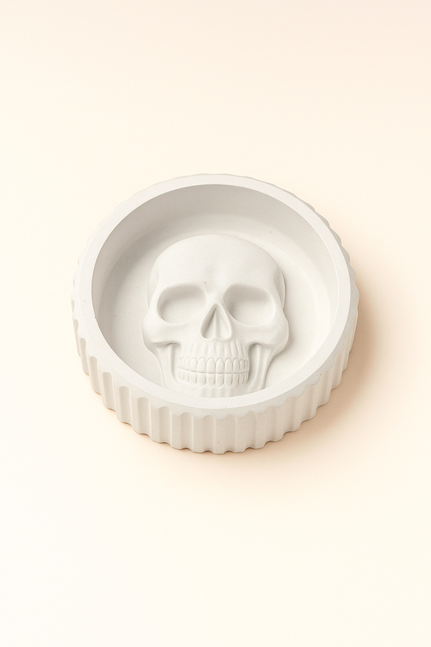 مئزر بسيط على شكل جمجمة - 1