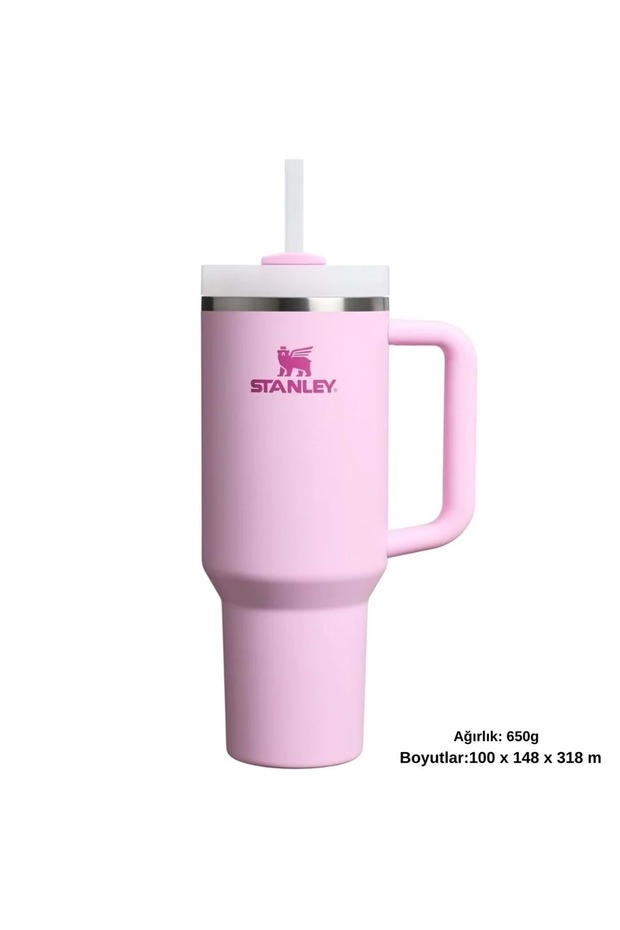 Quencher H2.O FlowState™ Tumbler Pipetli Termos 1.18L Pipetli Matara PEMBE - 8