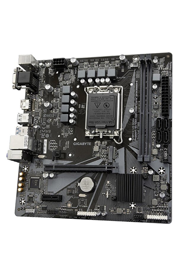 H610M H V2 Intel H610 LGA1700 DDR4 3200MHz VGA/HDMI M.2 mATX Anakart - 4