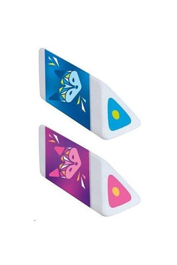 2 li Silgi Piramid Mini Sevimli Hayvanlar - 1