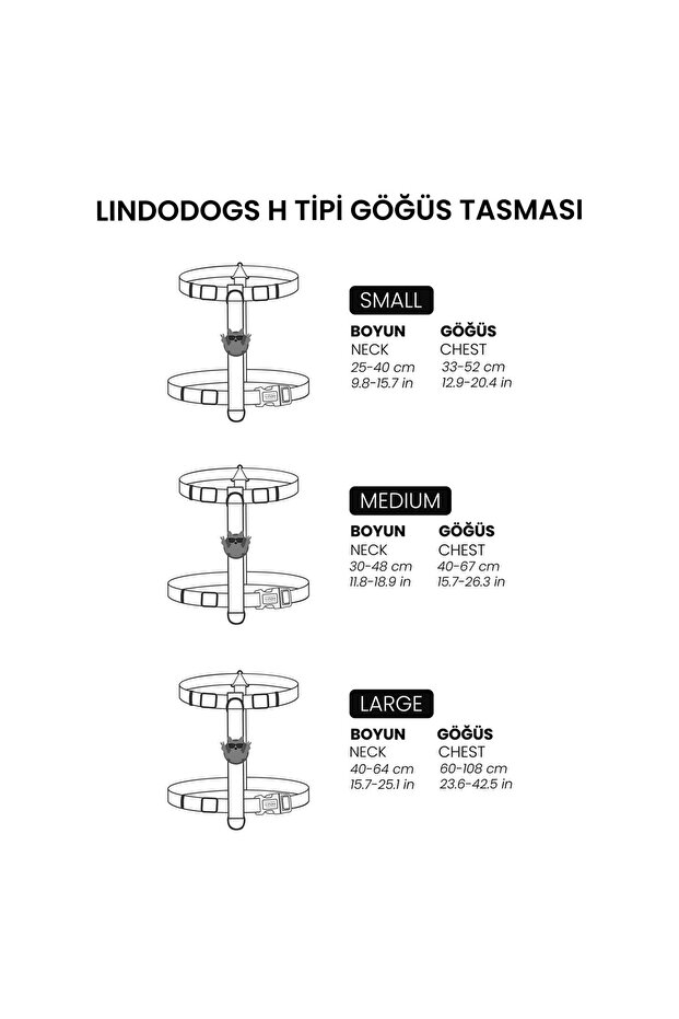 Red Line H Tipi Köpek Göğüs Tasması - 4