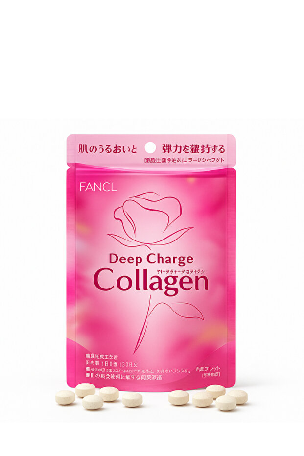 Deep Charge Collagen Tablet I Japanese Marine Collagen I Collagen Peptides 180 Tablets