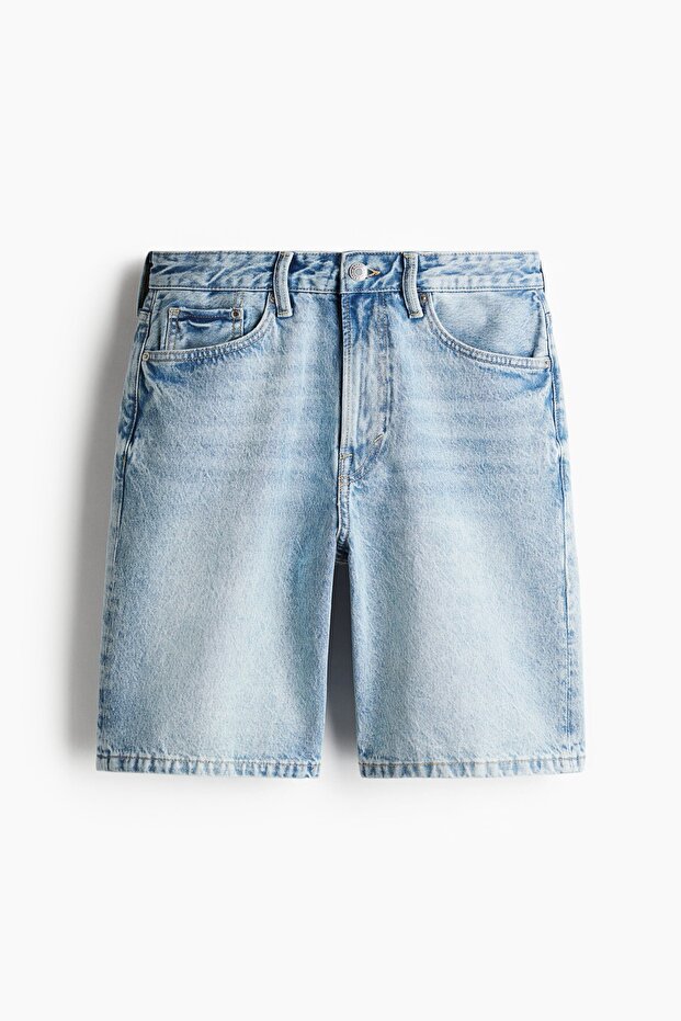 Relaxed Kot Şort - 2