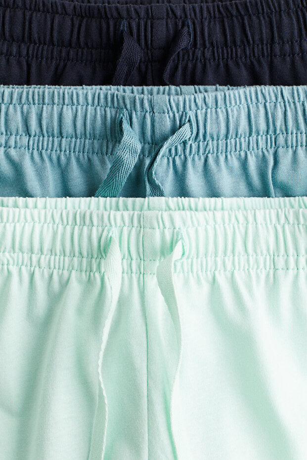 3’lü Pamuklu Jarse Şort - 2