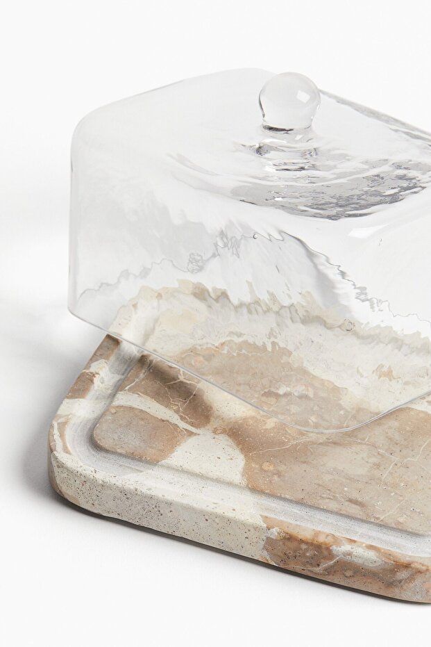 Mermer Tereyağı Tabağı - 3