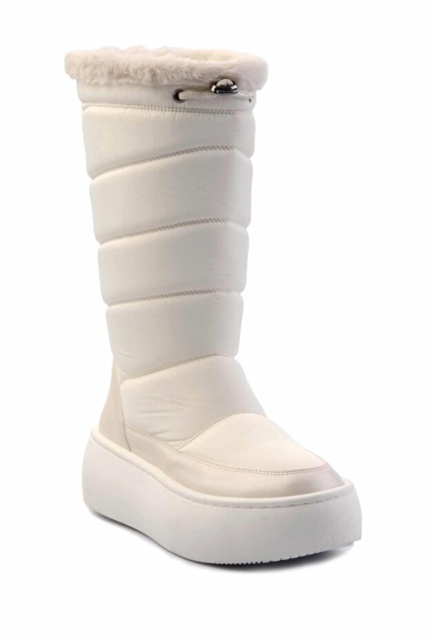 Mat Ekru Kadın Bot & Bootie K02102011667 - 3