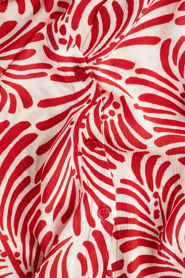 Krinkle Viskoz Gömlek - 6